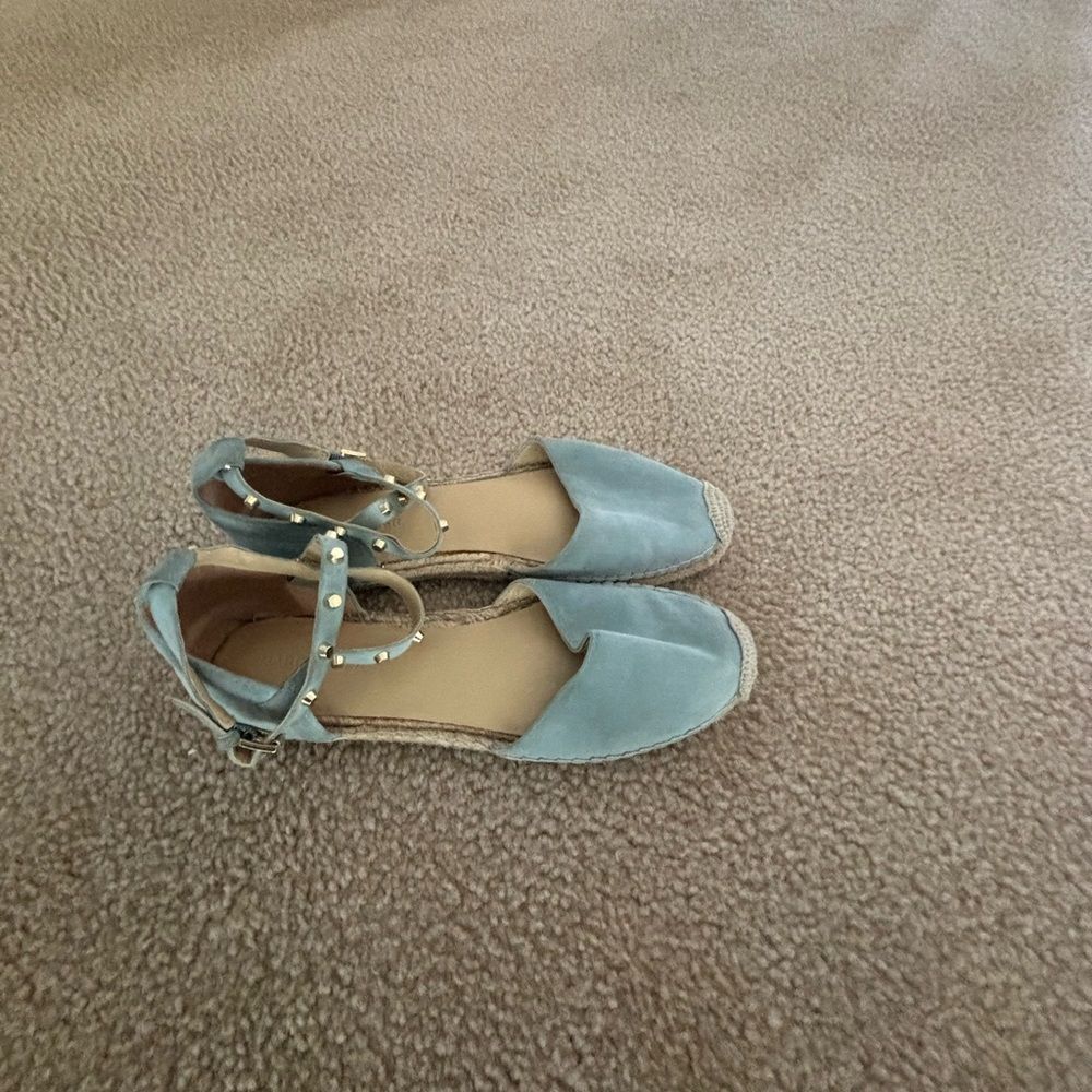 👡 Mark Fisher MACI Espadrilles | Sky Blue | Jute Sole | Summer-Ready - Picture 2 of 4